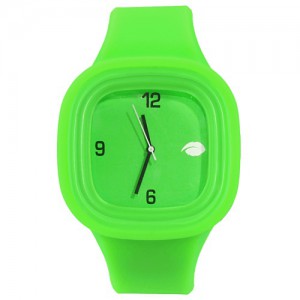Relógio Verde simbolizando a causa Meio Ambiente. Projeto da Make Difference Qual Sua Causa? 