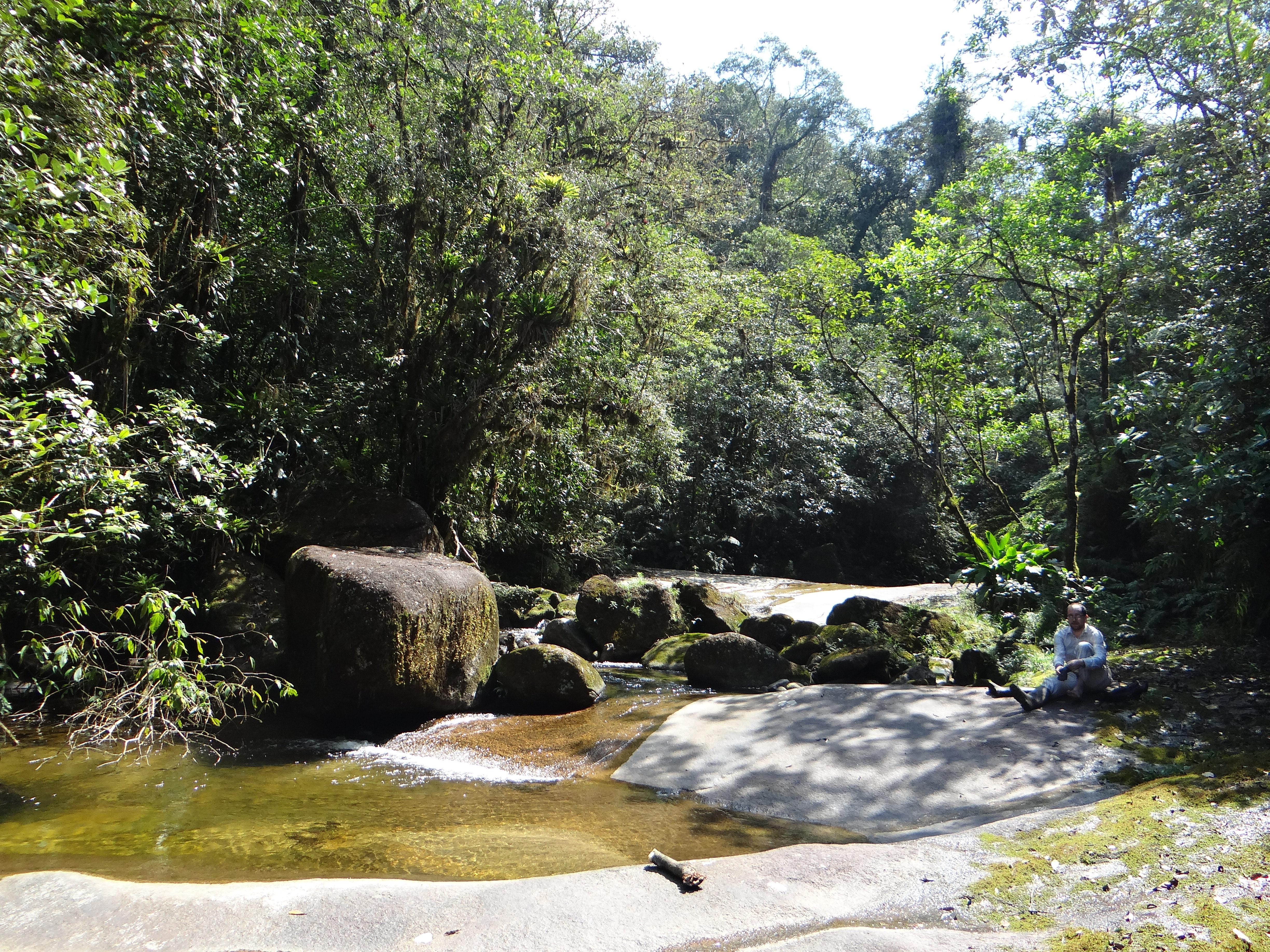 Rio Cambará, que passa pela propriedade que será transformada em RPPN