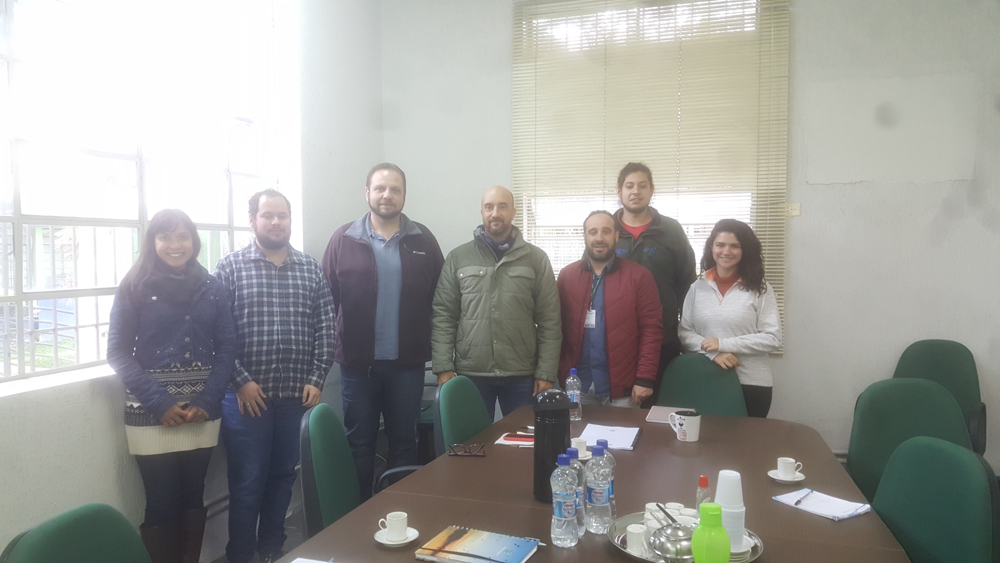 Reunião com membros da equipe do IAP (Instituto Ambiental do Paraná) para entrega do relatório técnico "Distribuição e conservação de anfíbios microendêmicos do sul do Brasil"