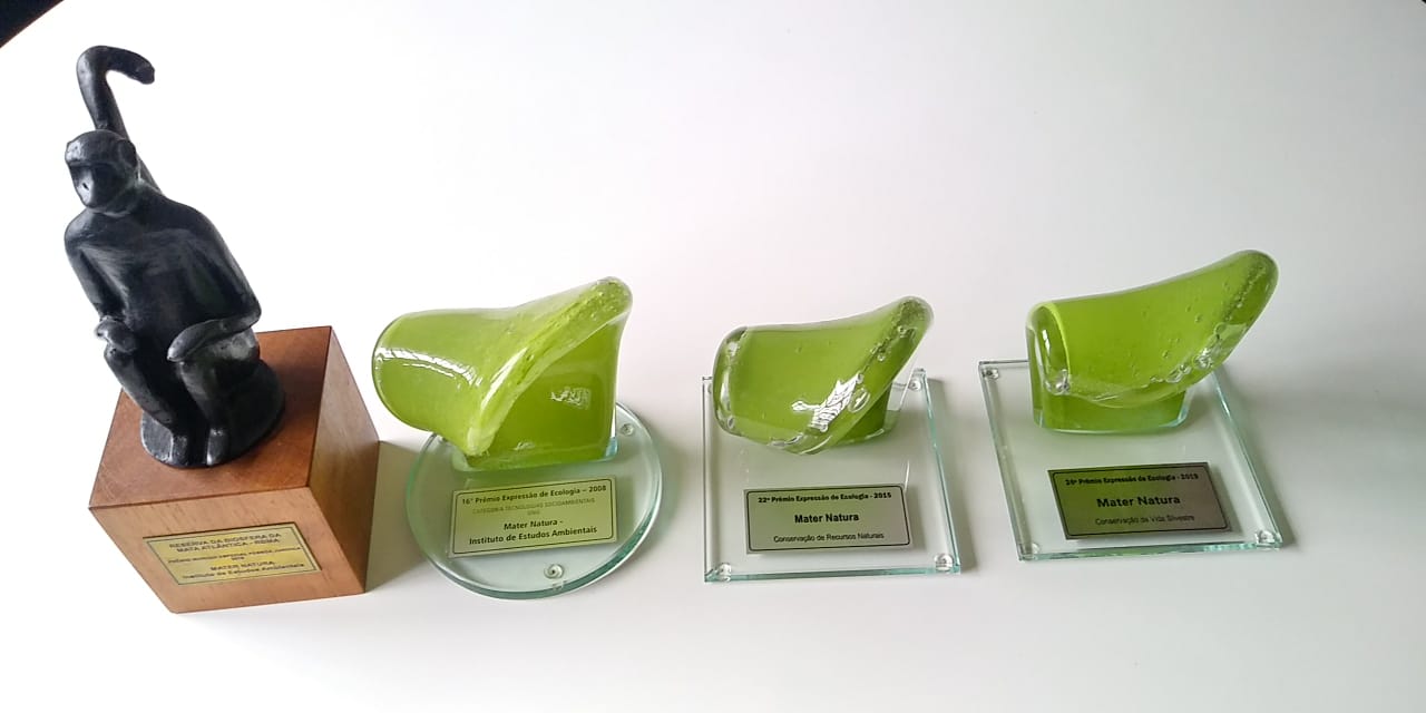 Prêmio Muriqui e Prêmios Expressão Ecologia, edições 2008, 2015 e 2019.