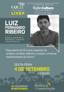 Luiz Fernando Ribeiro - Live Justiça e Conservação.