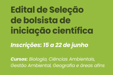 Edital de seleção de bolsista de Iniciação Científica